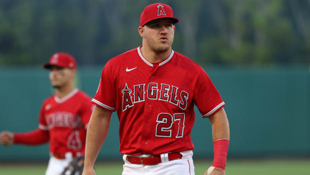Los Angeles Angels outfielder Mike Trout